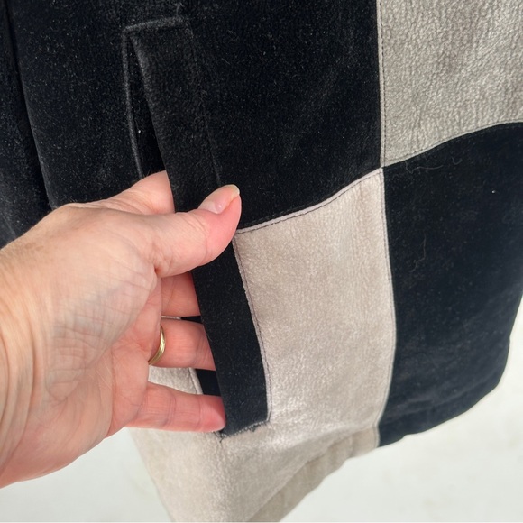 Vintage 90’s Colorblock Men's XL Lightweight Jacket “Suede” Streetwear - Picture 7 of 15